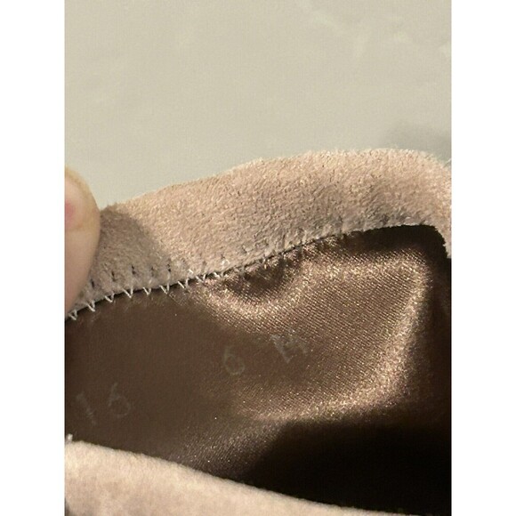 STUART WEITZMAN Boots Womens 6 Pink Margot Bootie Suede BLOCK CHUNKY SOCK $625 - Picture 12 of 12